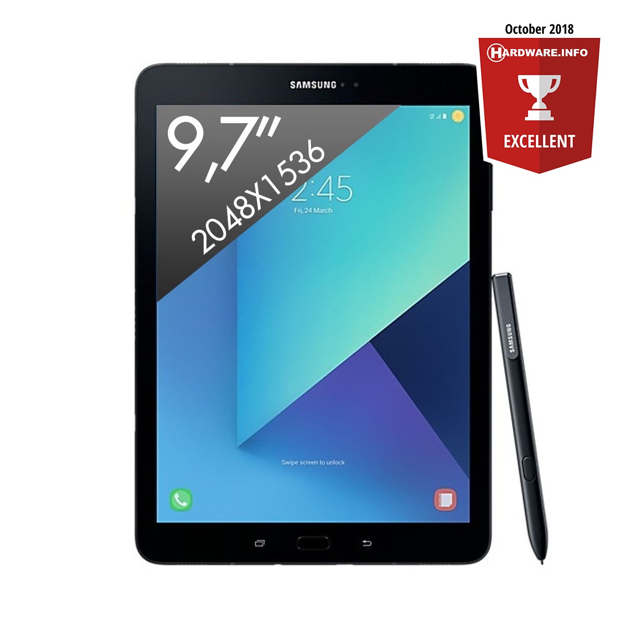 Samsung Galaxy Tab S3 9.7 zwart