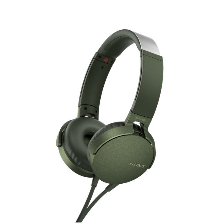 Telefoonleader - Sony MDR-XB550AP groen