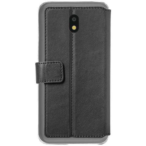 Azuri Wallet Case met transparant backcover voor Samsung J7 2017 zwart