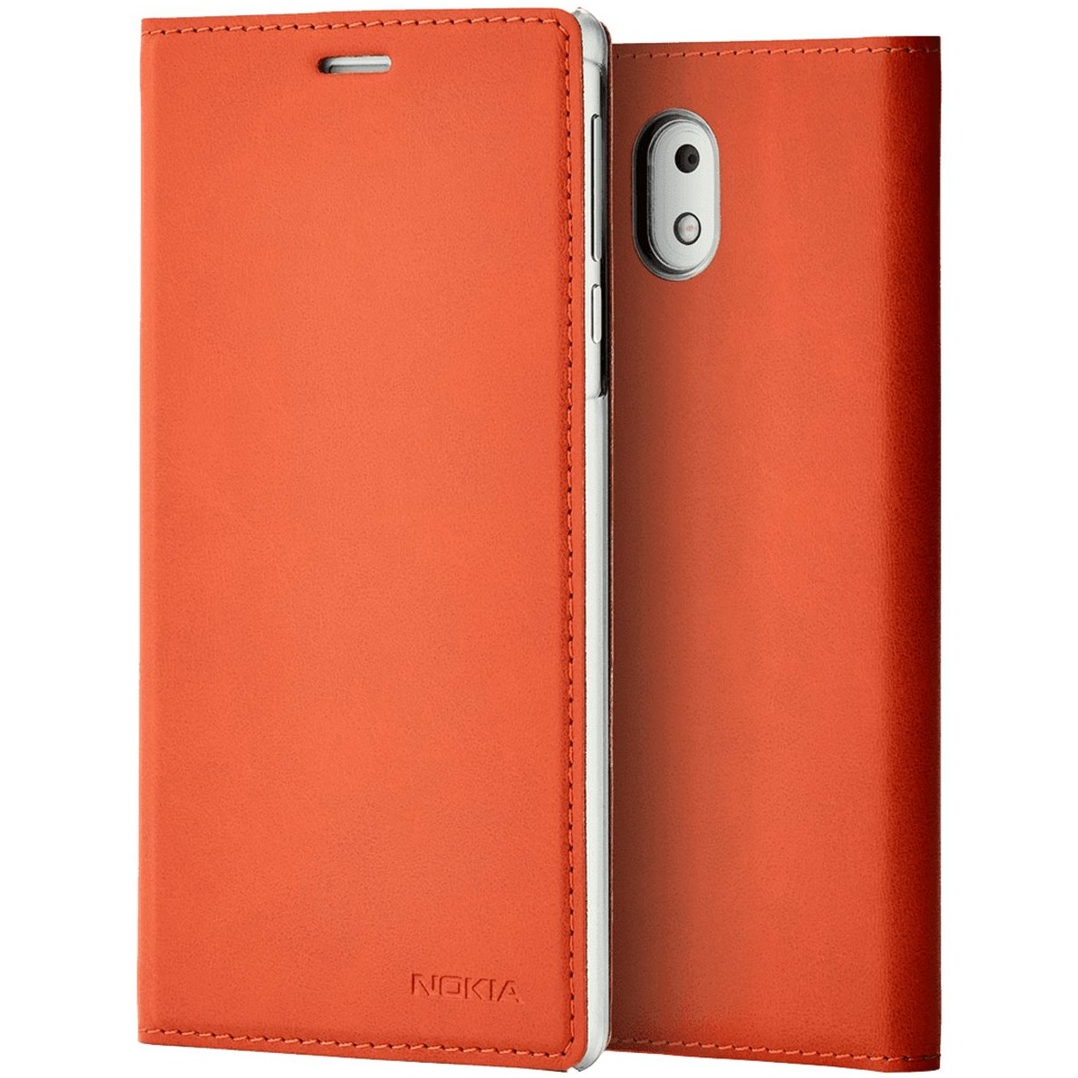 Nokia Slim Flip Case - voor Nokia 3 bruin