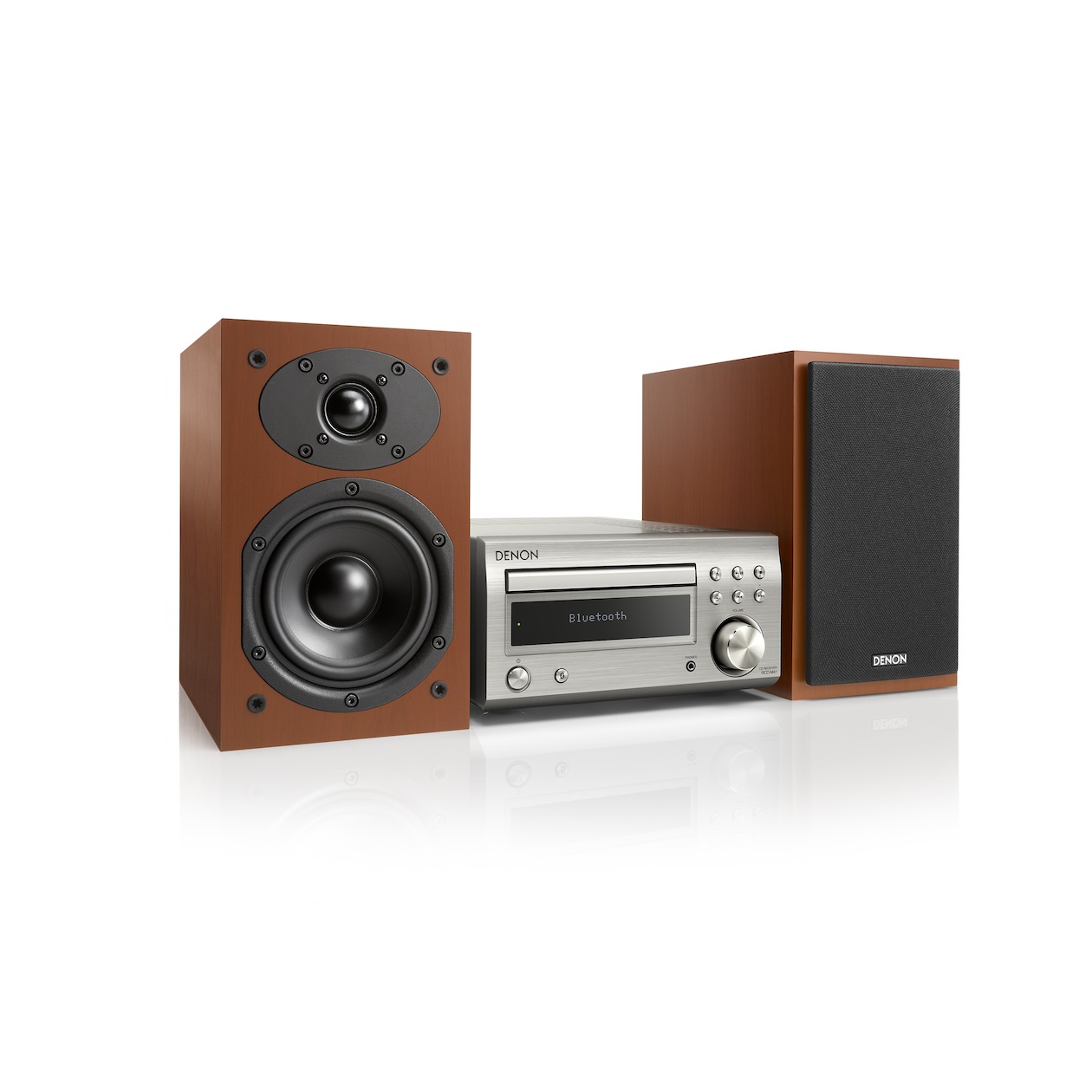 Telefoonleader - Denon DM41DAB zilver/hout