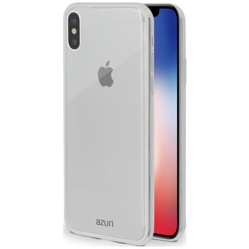 Azuri Flexibele TPU Back Cover voor Apple iPhone X transparant