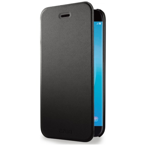 Telefoonleader - Azuri Booklet case Ultra Thin voor Samsung J3 2017 zwart