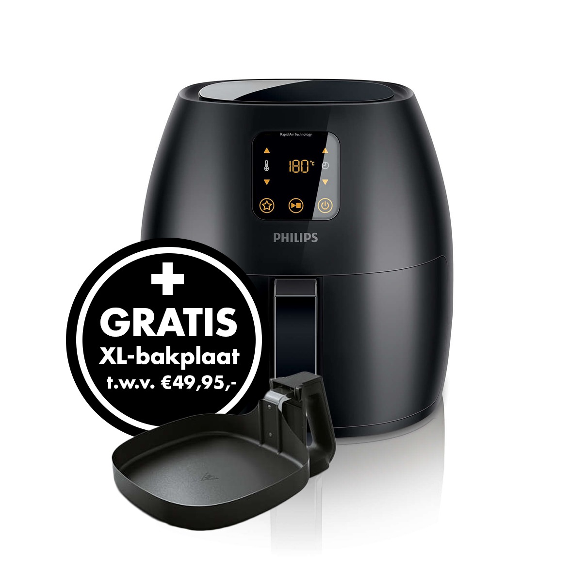 Telefoonleader - Philips HD9247/90 Airfryer XL zwart