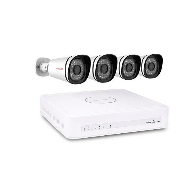 Telefoonleader - Foscam FN3108E-B4-1T Beveiligingssysteem wit Telefoonleader - Foscam FN3108E-B4-1T Beveiligingssysteem wit