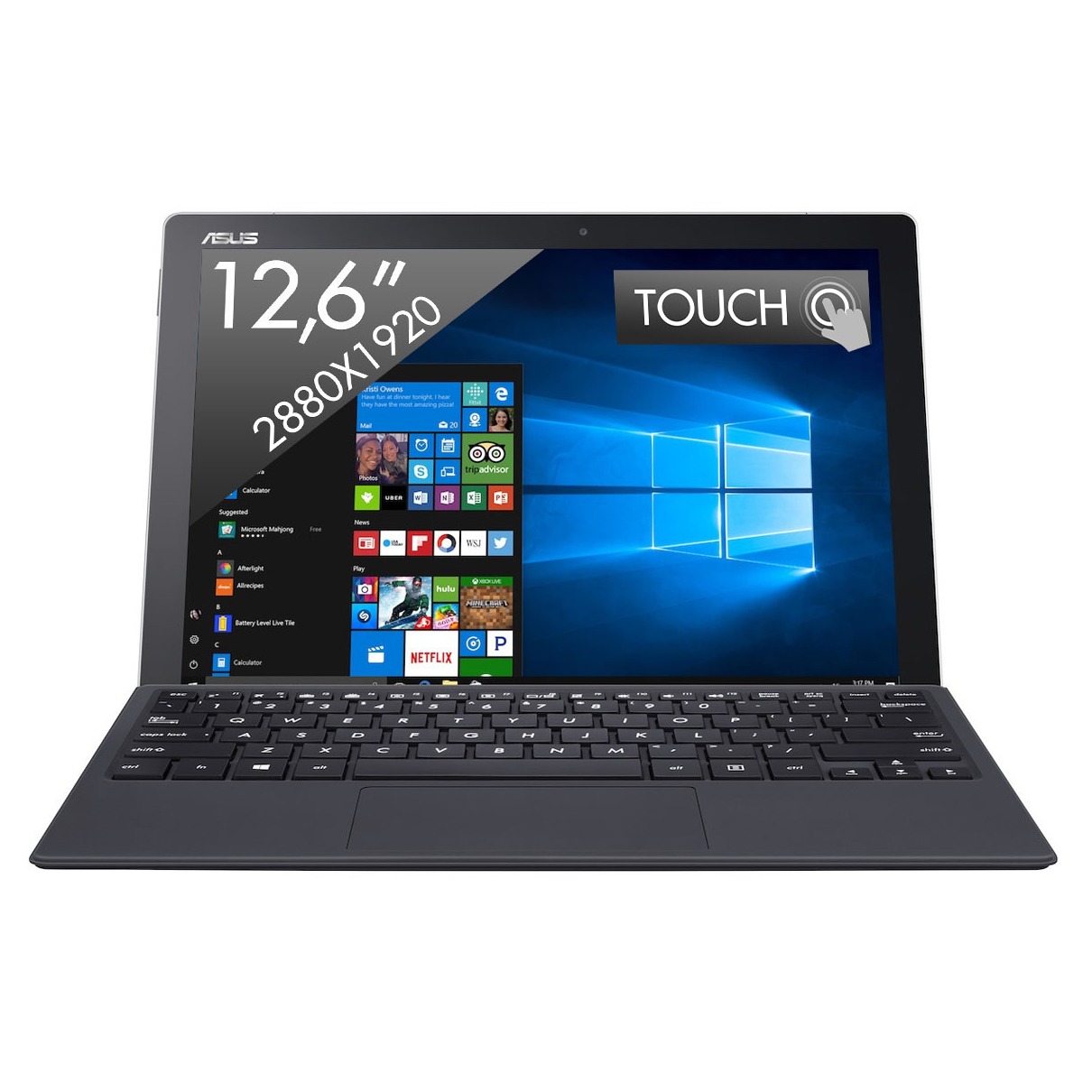 Telefoonleader - Asus T304UA-BC009R grijs