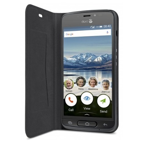 Telefoonleader - Doro Flip cover voor 8040 zwart