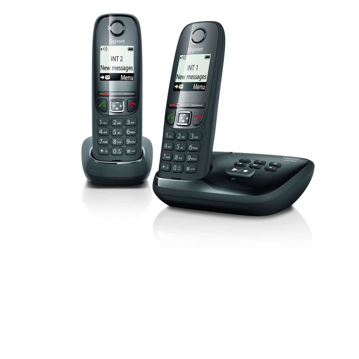 Telefoonleader - Gigaset A475A Duo zwart