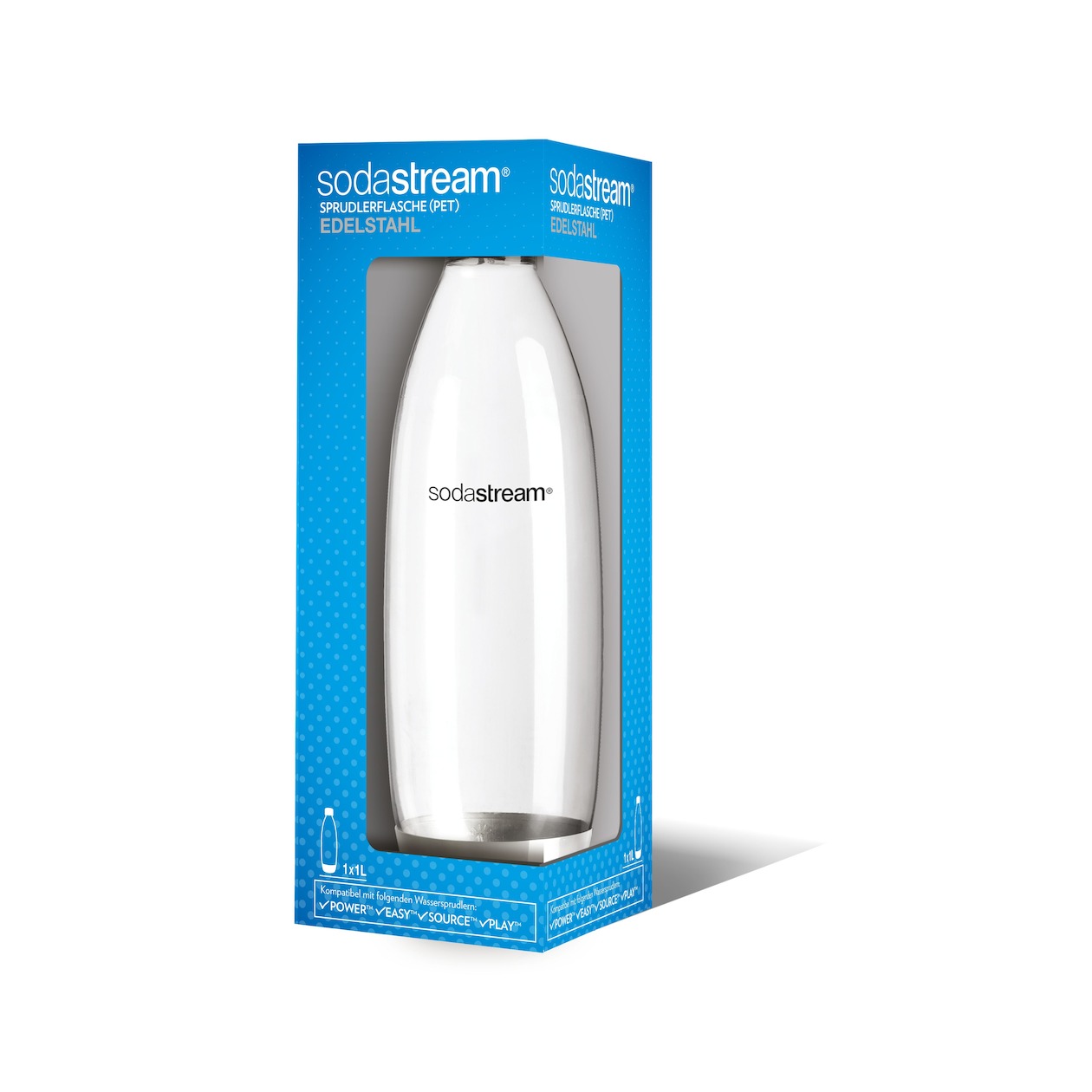 Sodastream Fuse Fles Metal 1ltr