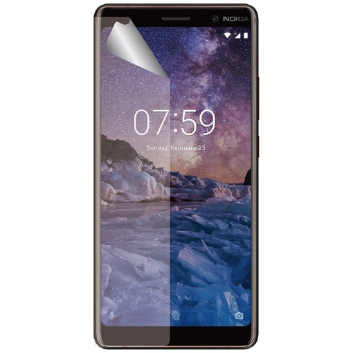 Telefoonleader - Azuri Duo screen protector Ultra Clear - voor Nokia 7 plus