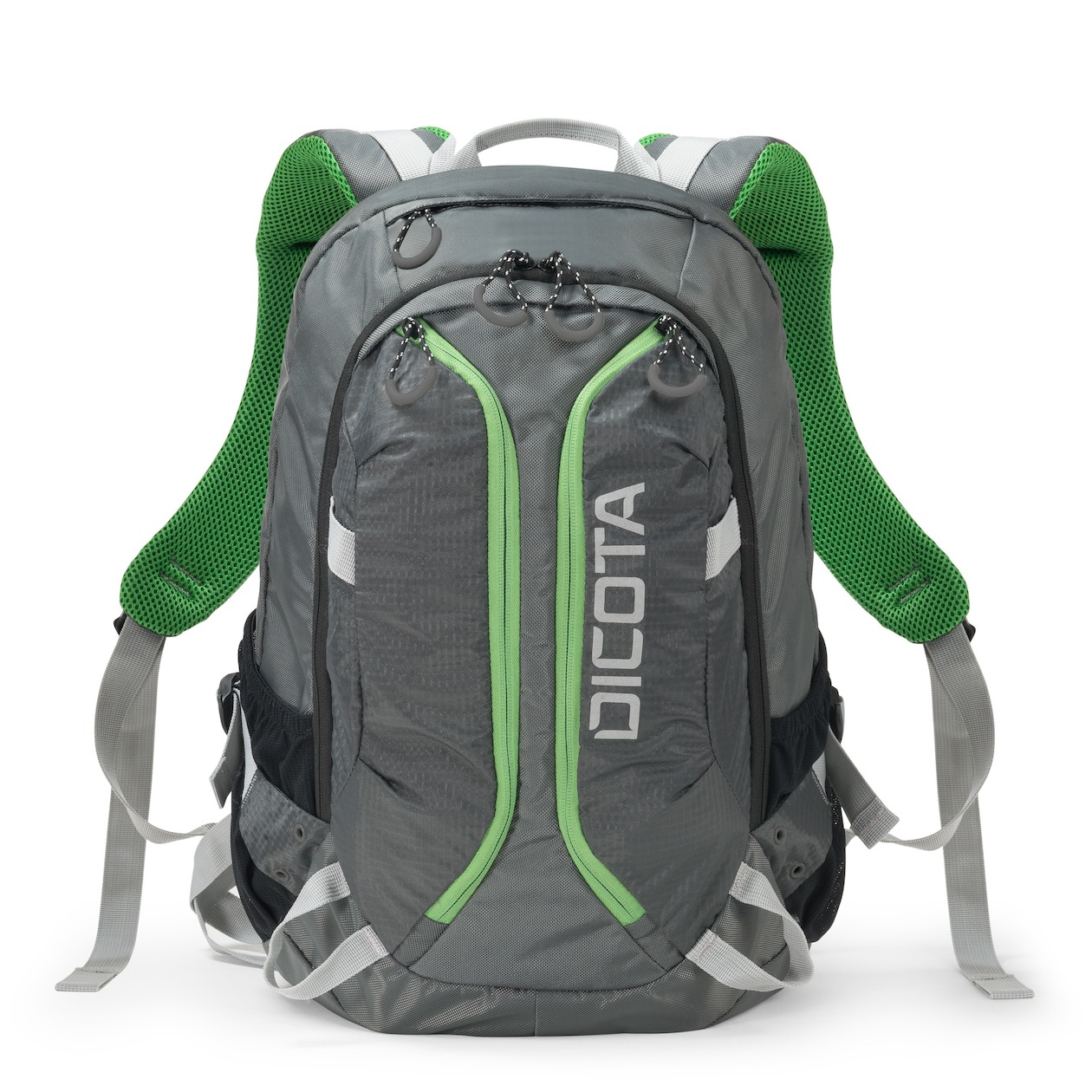 Dicota Backpack ACTIVE 14-15.6 grijs lime