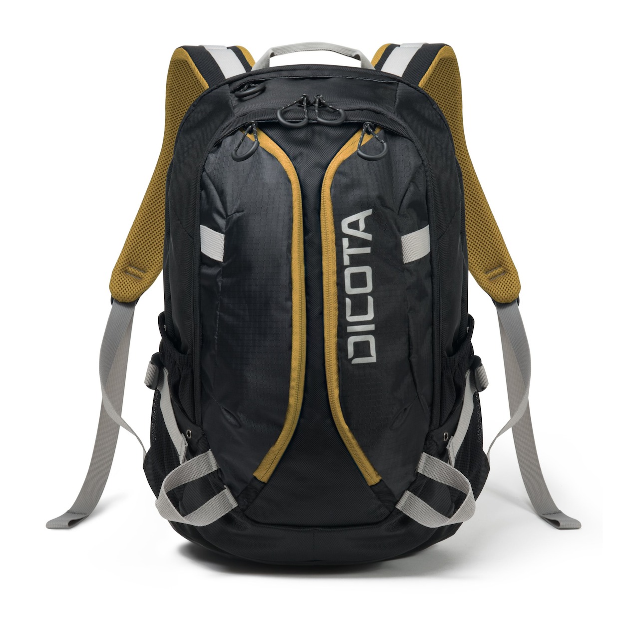 Telefoonleader - Dicota Backpack Active 14-15.6 zwart/geel