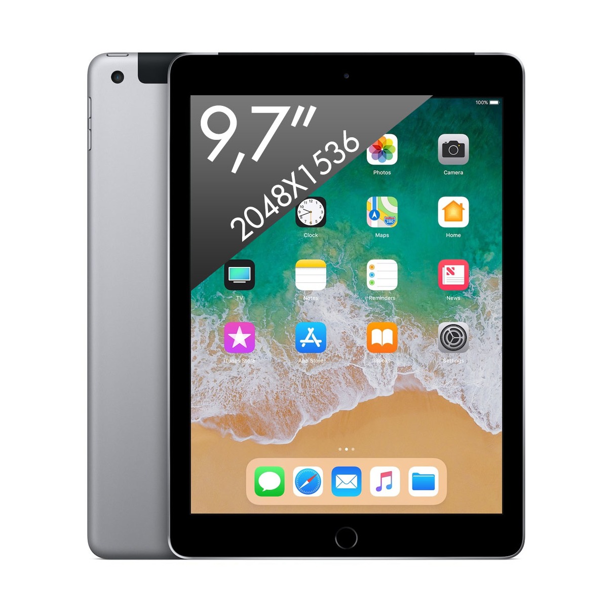 Apple iPad (2018) Wifi (32GB) grijs