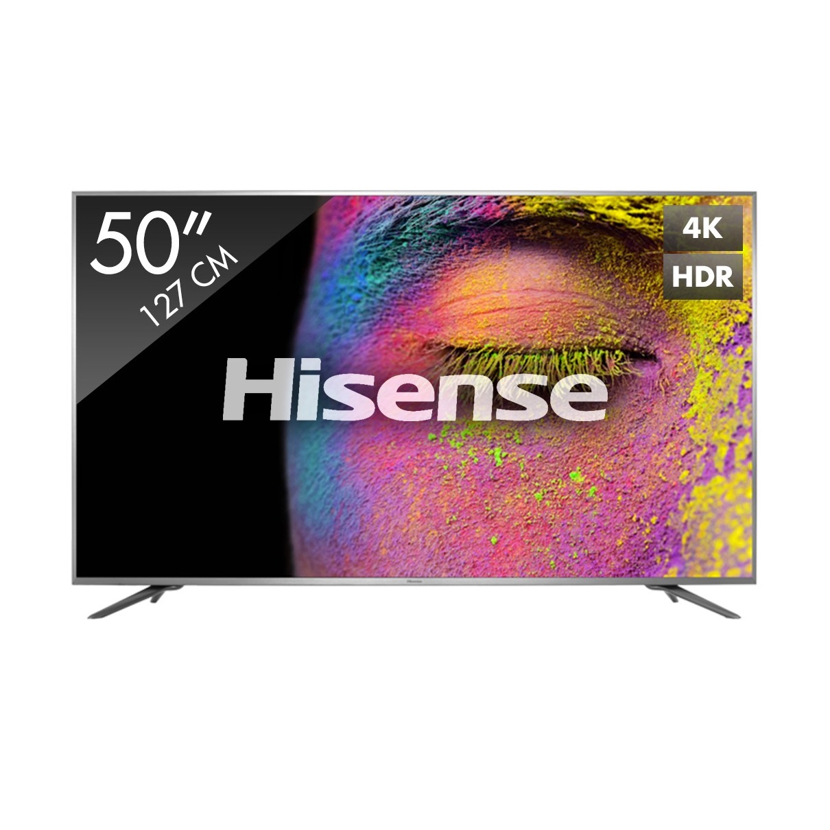 Hisense H50N6800/NL zilver