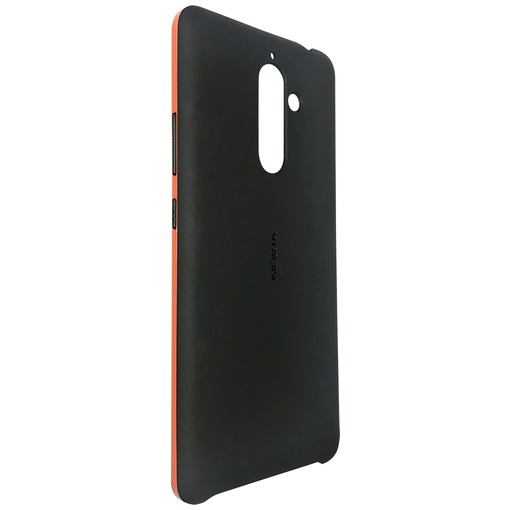 Nokia Soft touch back case - voor Nokia 7 plus zwart
