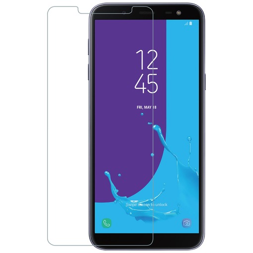 Telefoonleader - Azuri 2x Tempered Glass flat RINOX ARMOR voor Samsung J6 (J600) transparant