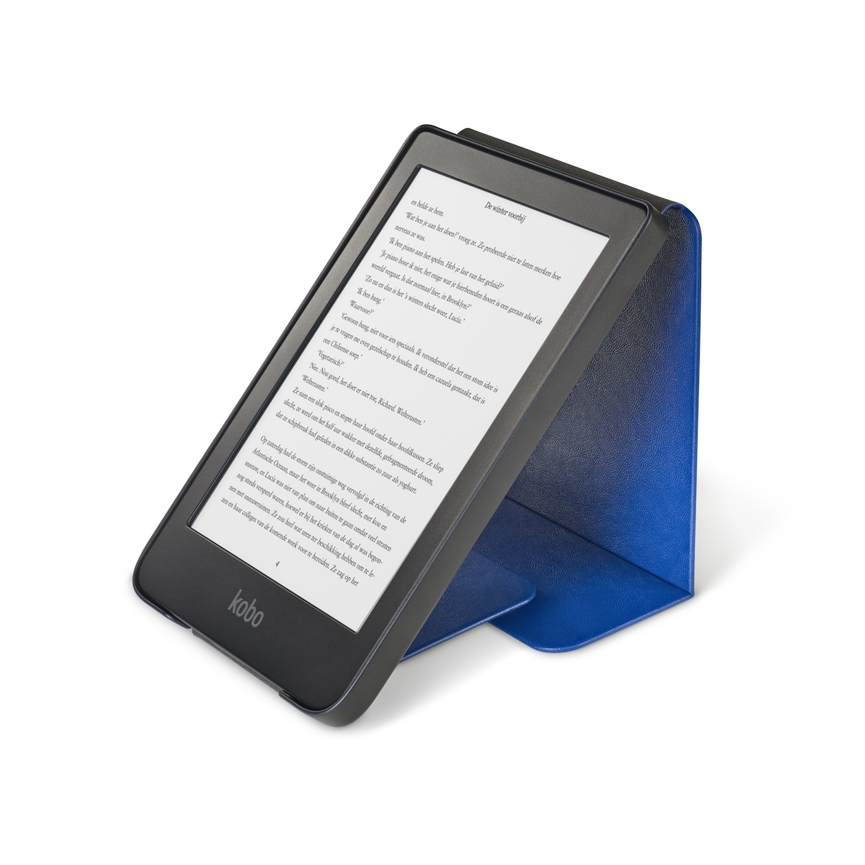 Telefoonleader - Kobo Clara HD sleepcover case blauw