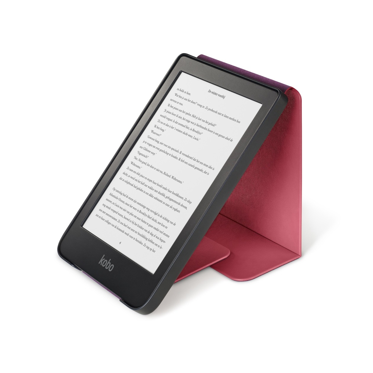 Kobo Clara HD sleepcover case rood