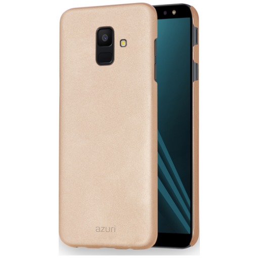 Azuri Metallic cover voor Galaxy A6 (2018) goud