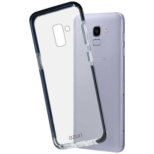 Azuri Flexible bumpercover voor Samsung J6 (2018) zwart