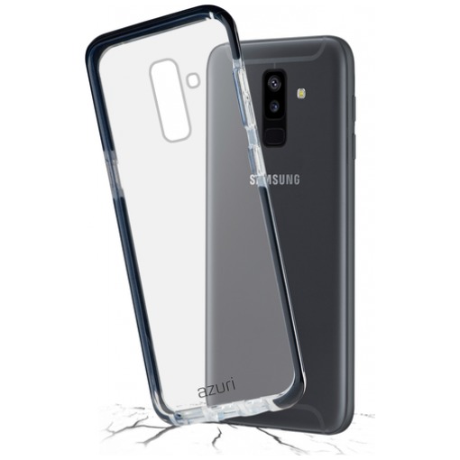 Azuri Flexible bumpercover voor Samsung A6 Plus (2018) zwart