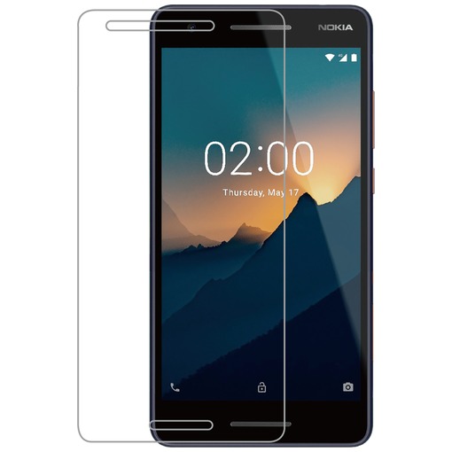 Telefoonleader - Azuri Tempered Glass flat RINOX ARMOR Nokia 2 (2018) transparant