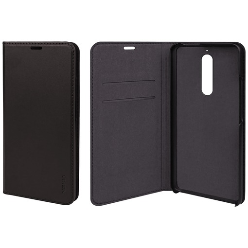 Telefoonleader - Nokia Slim Flip Case - voor 5.1 zwart