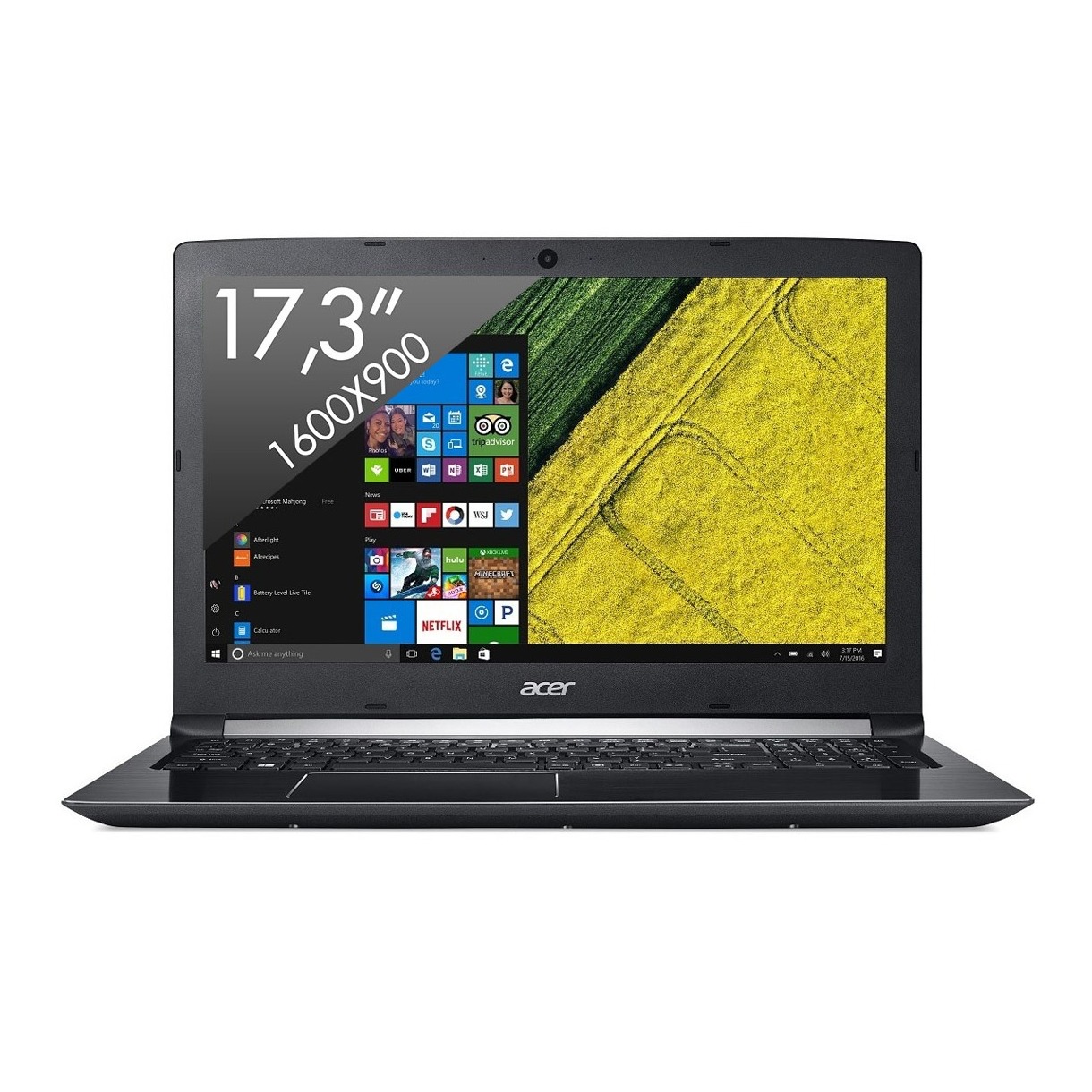 Acer Aspire 5 Pro A517-51P-32NM NX.H0FEH.001 zwart