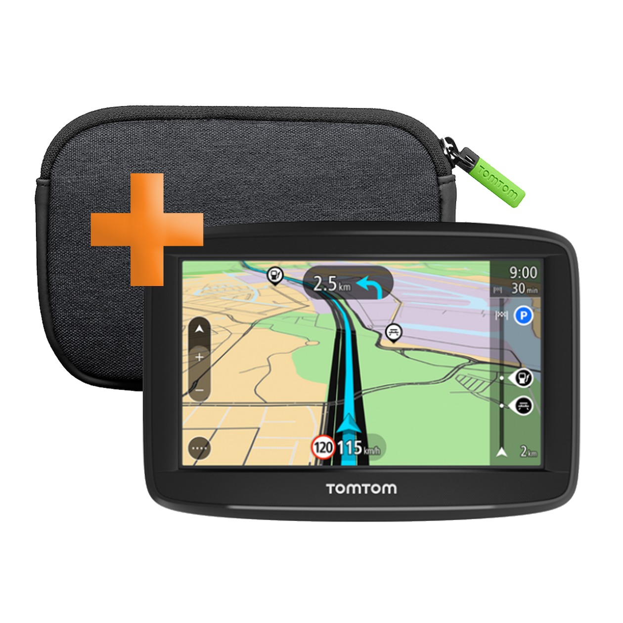 Telefoonleader - Tomtom Start 52 Europa incl. Case