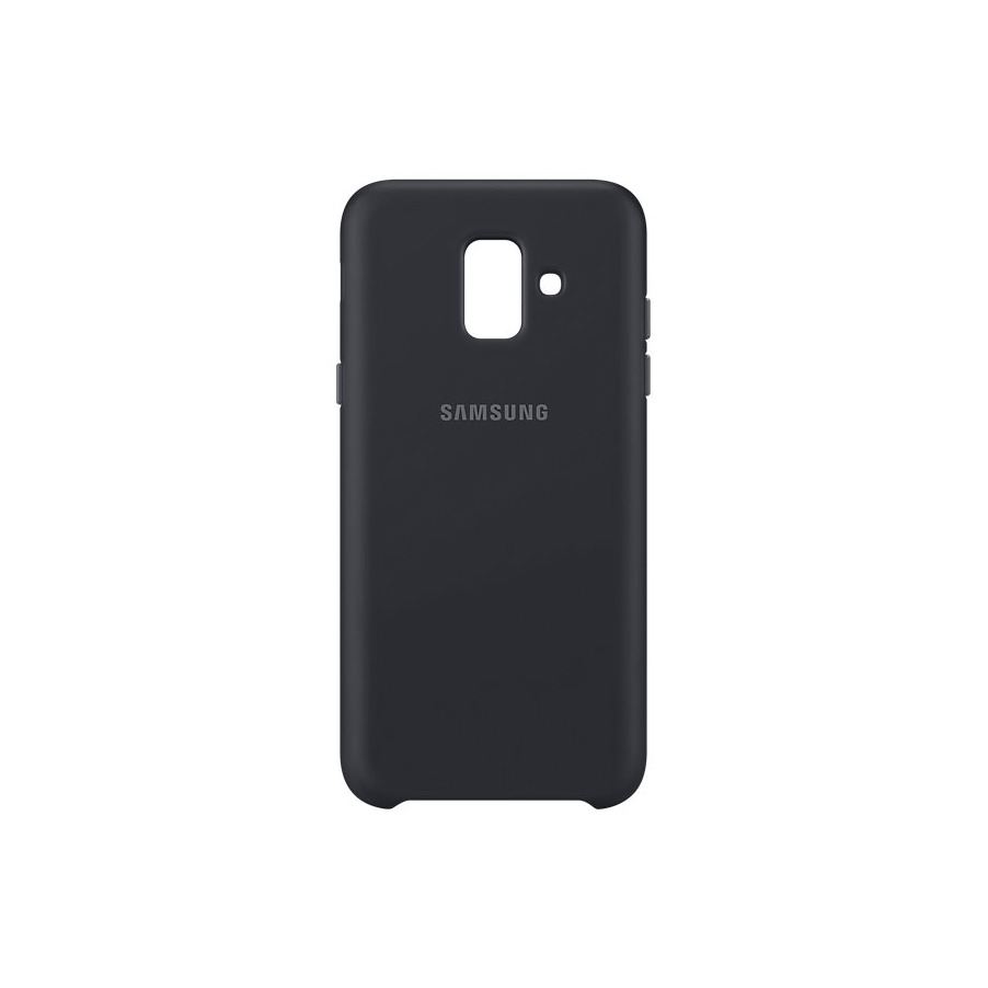 Samsung Dual layer cover - Samsung A600 Galaxy A6 zwart