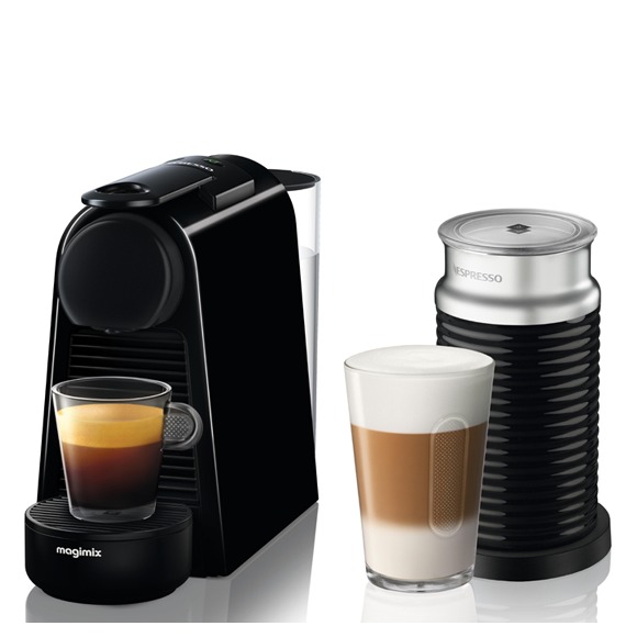 Magimix Essenza Mini + Aeroccino M115 zwart