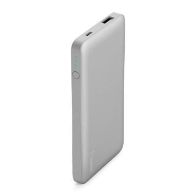 Telefoonleader - Belkin Pocket Power 5.000mAh Battery Pack zilver