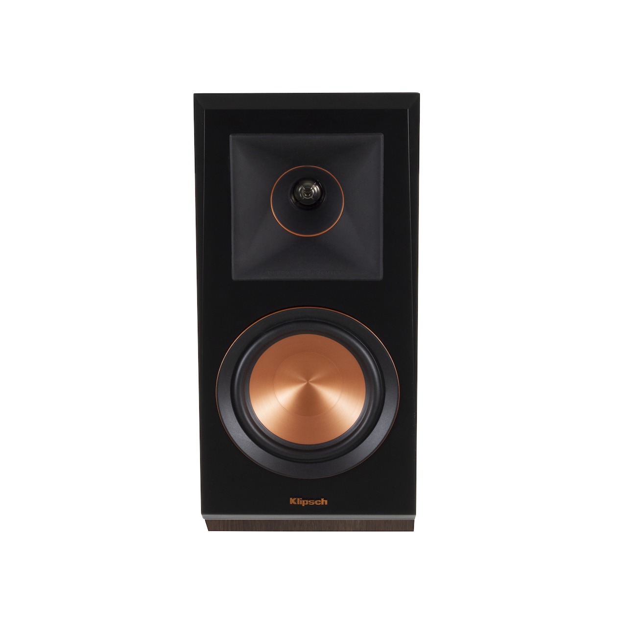 Telefoonleader - Klipsch RP-500SA walnoot Telefoonleader - Klipsch RP-500SA walnoot