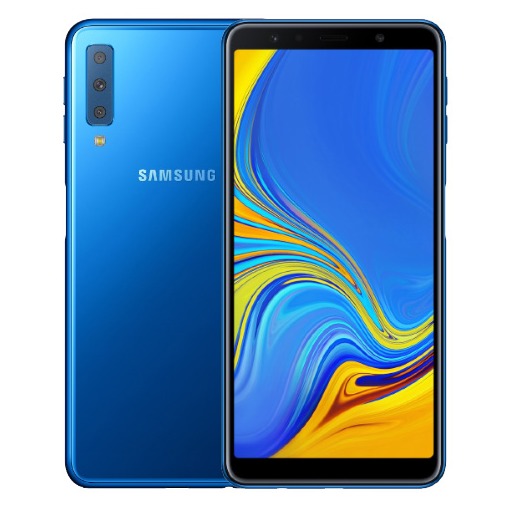 Samsung Galaxy A7 blauw