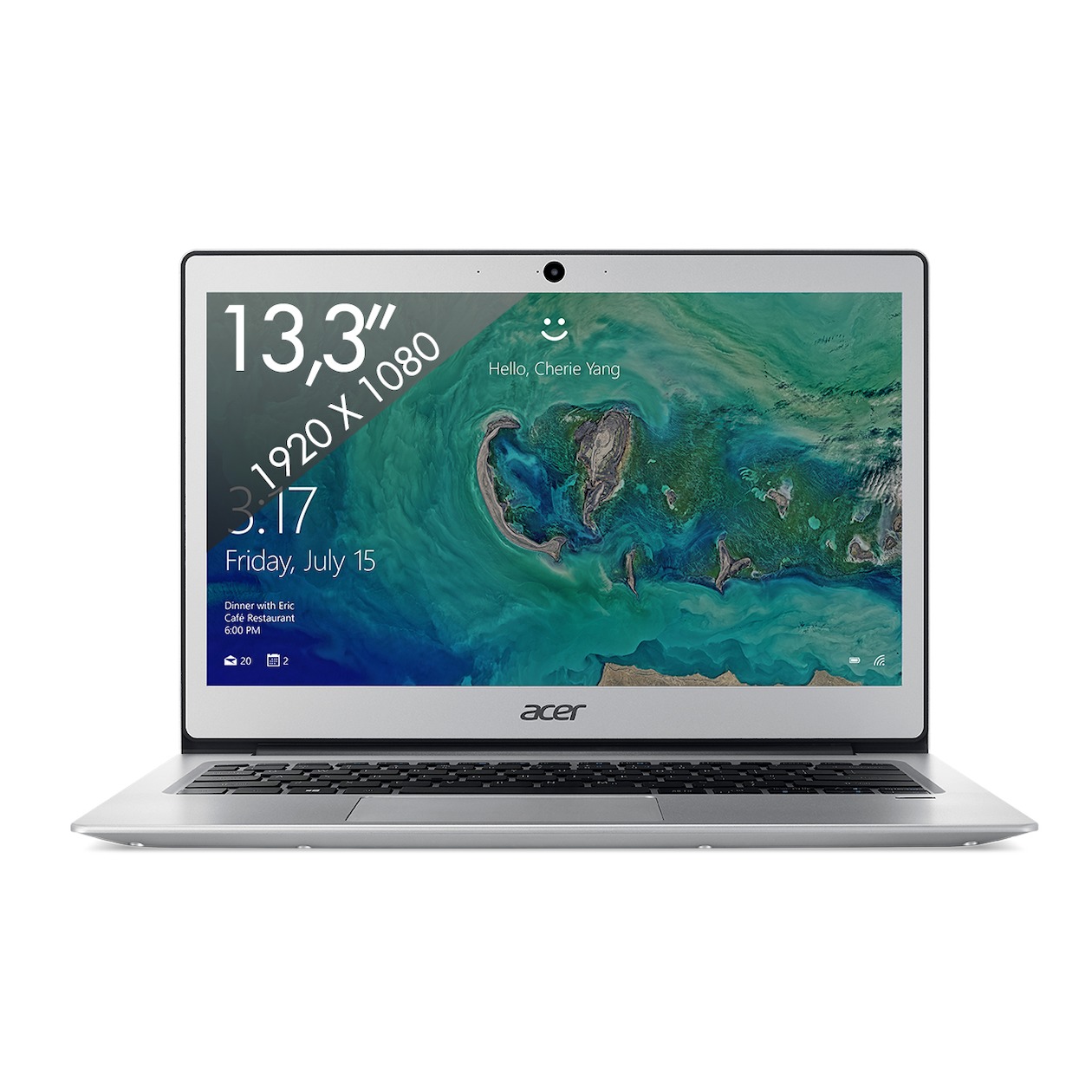 Telefoonleader - Acer Swift 1 SF113-31-C58B grijs