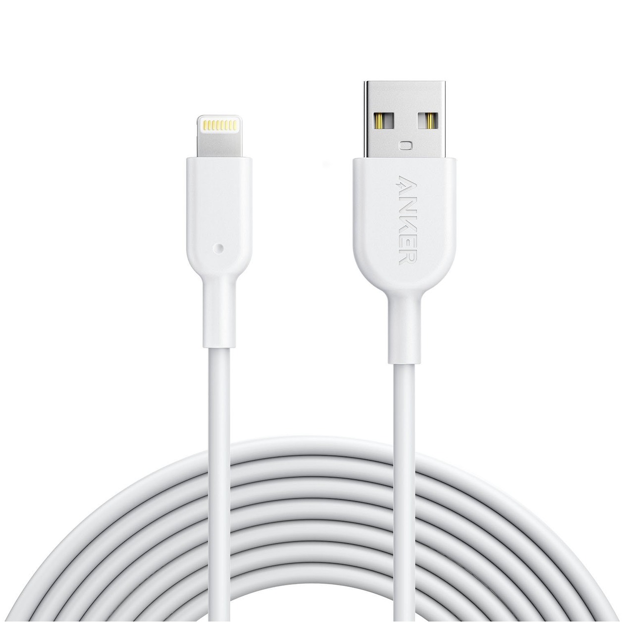 Anker PowerLine II met lightning Connector (3m) wit