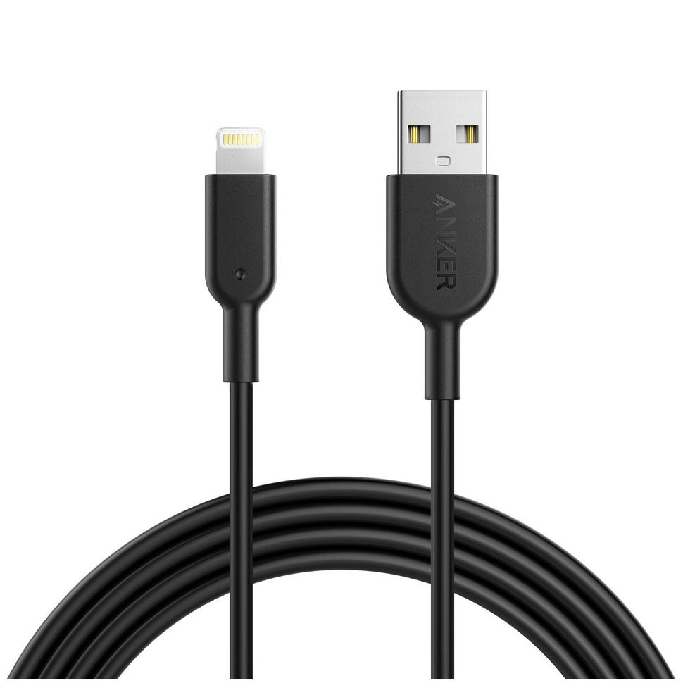 Anker PowerLine II met lightning Connector (1.8m) zwart