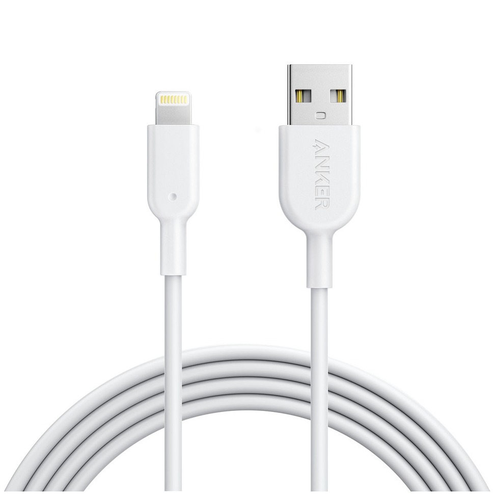 Anker PowerLine II met lightning Connector (1.8m) wit