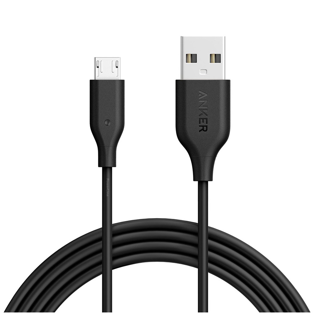 Anker PowerLine Micro USB-kabel (1.8m) zwart