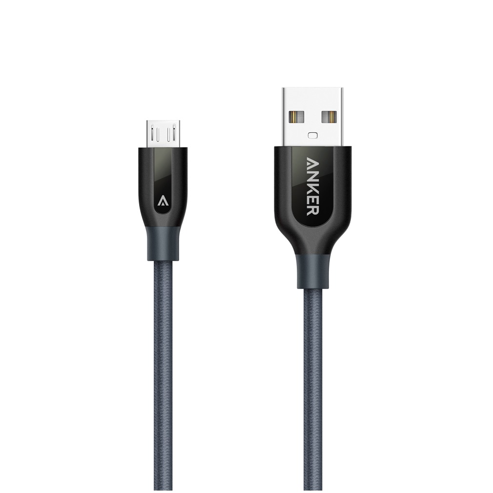 Anker PowerLine+ Micro USB-kabel (0.9m) space grijs