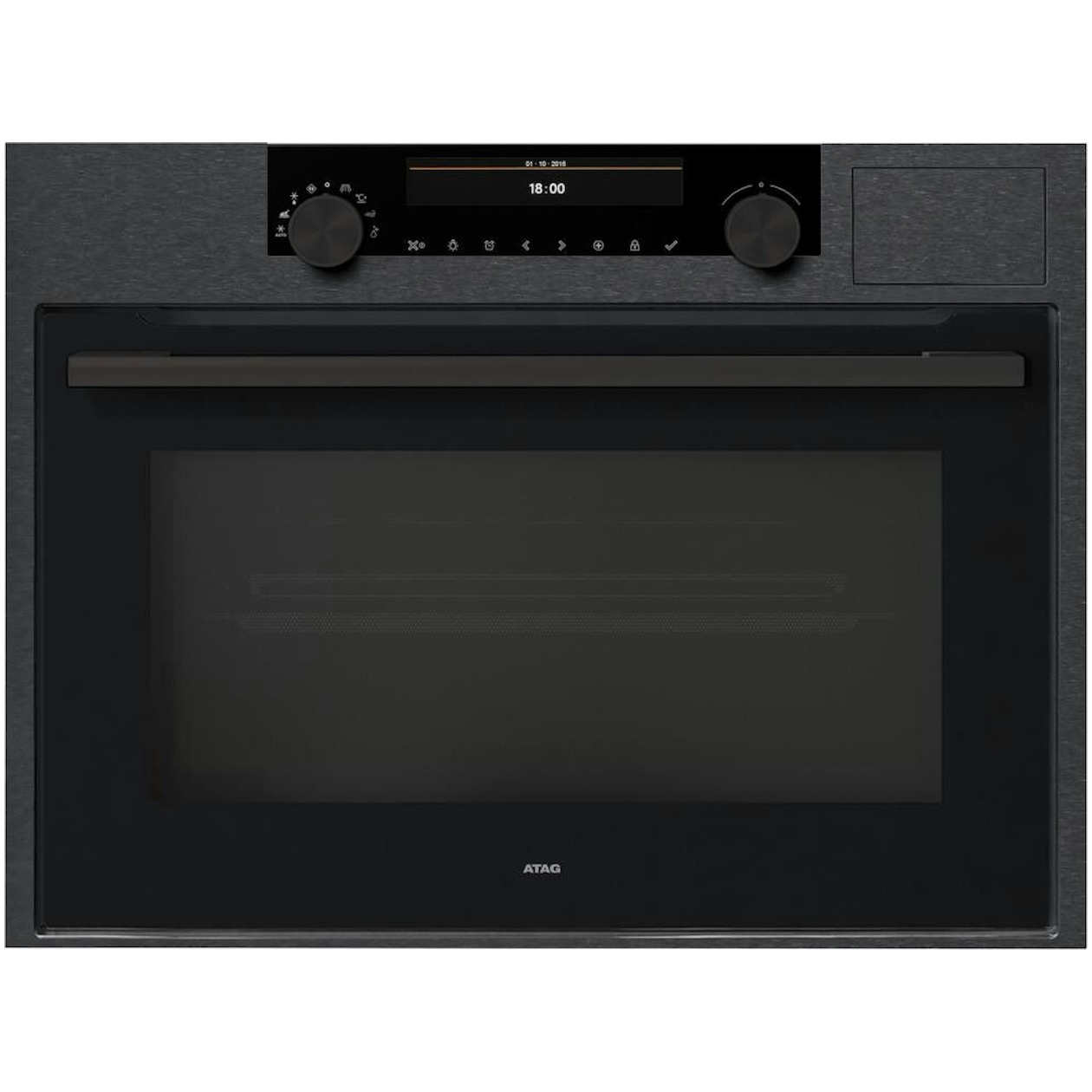 Atag CSX46121D Inbouw combi stoomoven Zwart