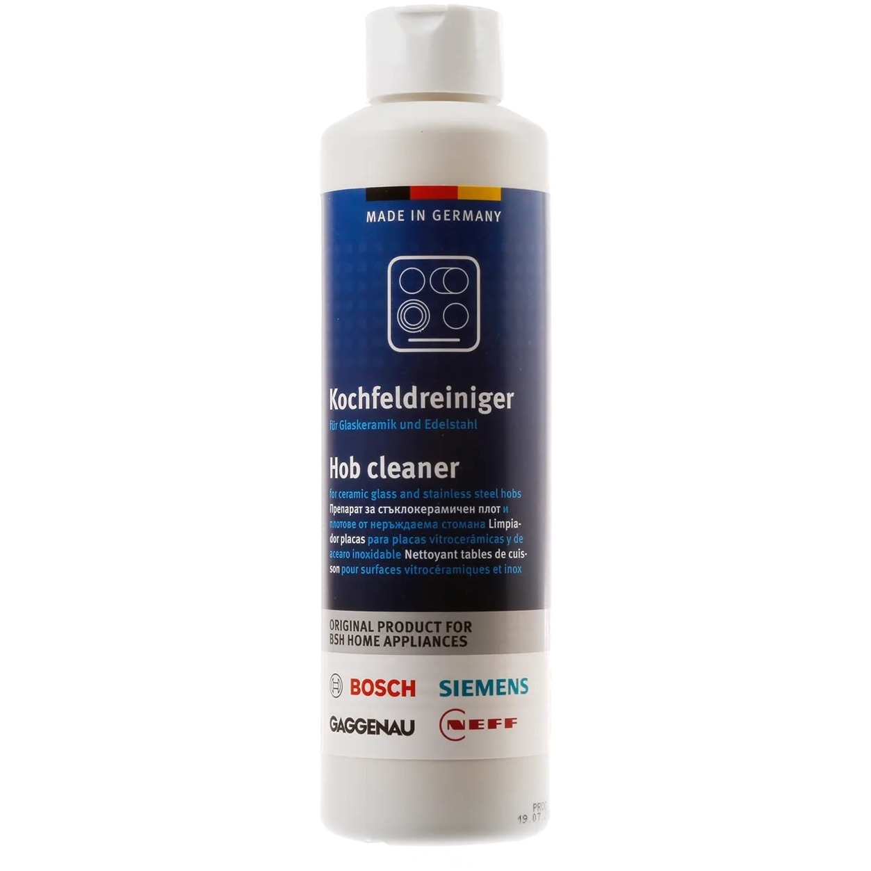 Bosch Kookplaat reiniger, 250ml-Inductie en RVS Kookplaat accessoire