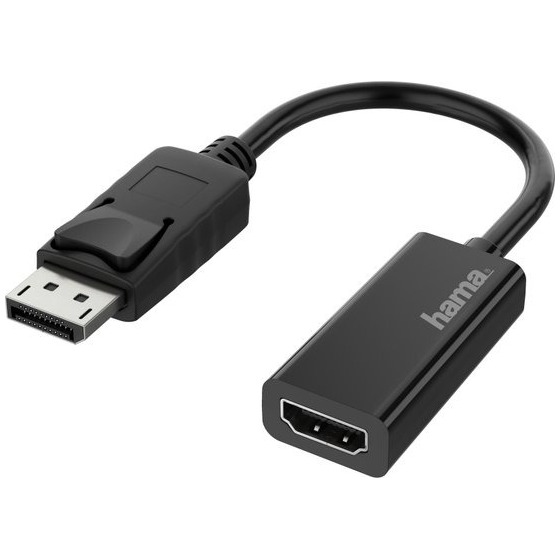 HAMA DisplayPort-kabel naar HDMI Zwart