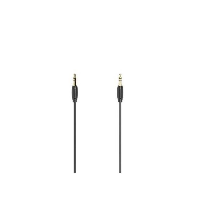 Hama 00205117 Jackplug Audio Aansluitkabel [1x Jackplug male 3.5 mm 1x Jackplug male 3.5 mm] 0.5 m Z