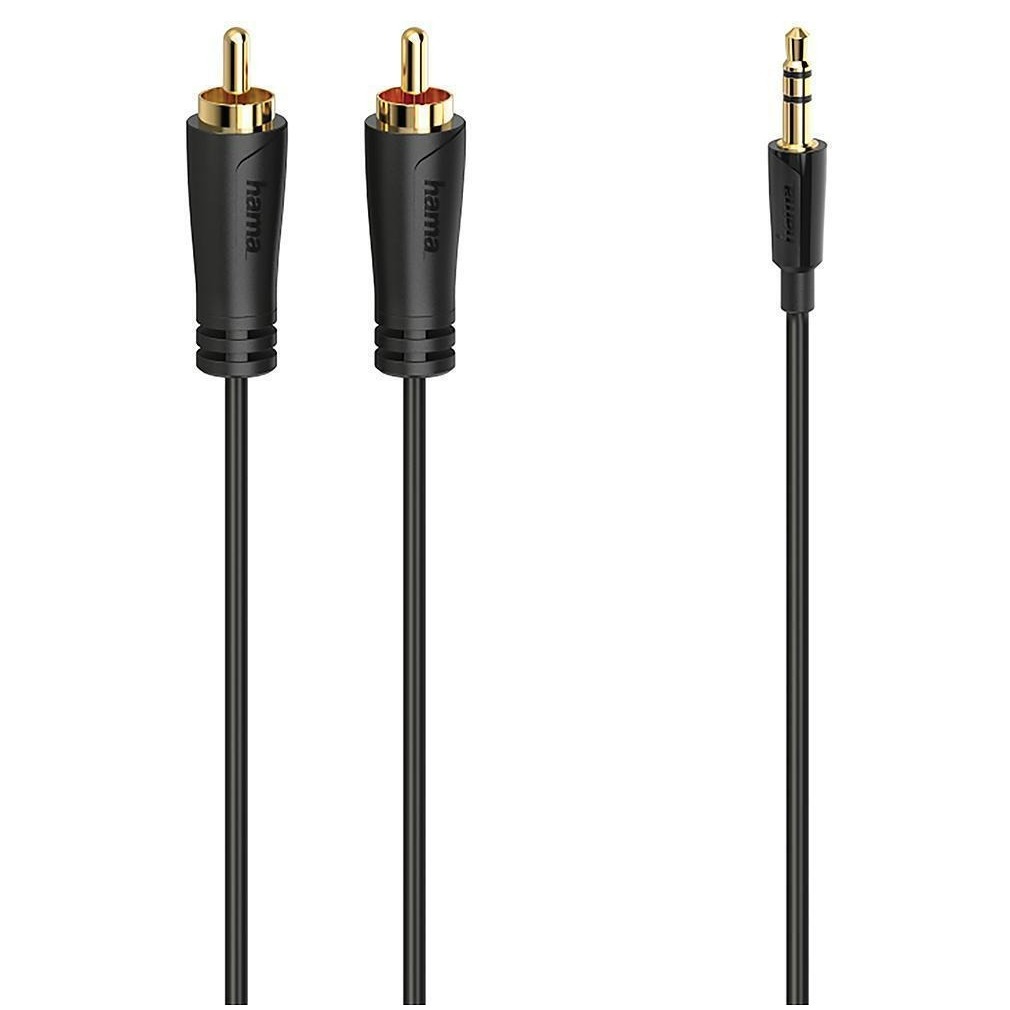 Hama audiokabel 3.5-mm-jack 2 cinch-stereo verguld 3.0 mtr