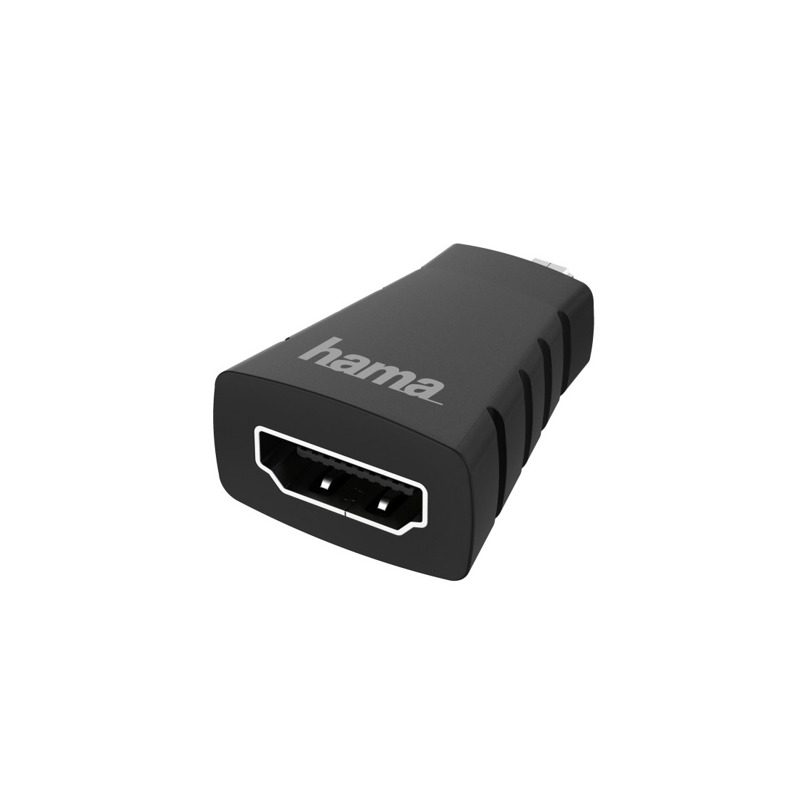 Hama HDMI-adapter, micro-HDMI-stekker HDMI-aansluiting, Ultra-HD 4K HDMI kabel Zwart