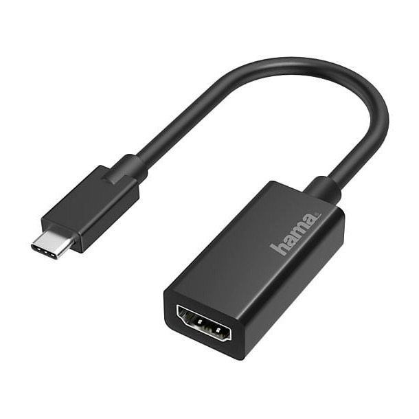 Hama Video-adapter, USB-C-stekker - HDMI-aansluiting, Ultra-HD 4K TV accessoire