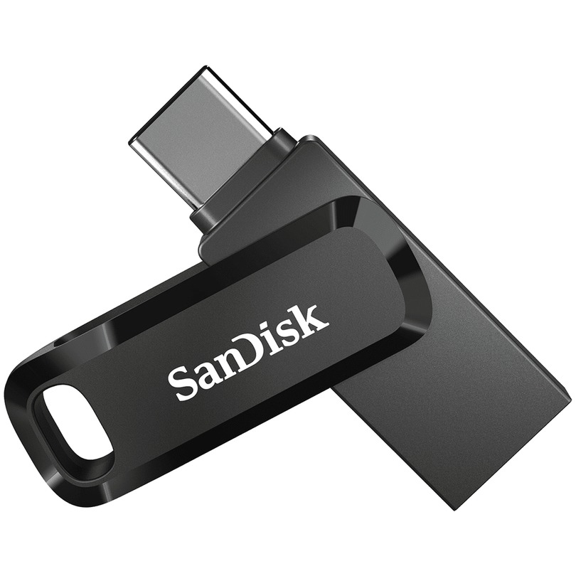 SanDisk Dual Drive Ultra 3.1 Go 64GB USB - USB C 150MB/s USB-sticks Zwart
