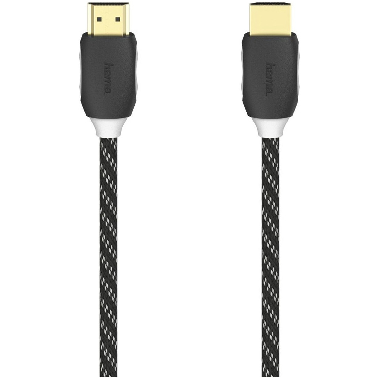 High Speed ​​HDMI™ Kabel - 4K - Ethernet - Gewoven Nylon - Verguld - 3m