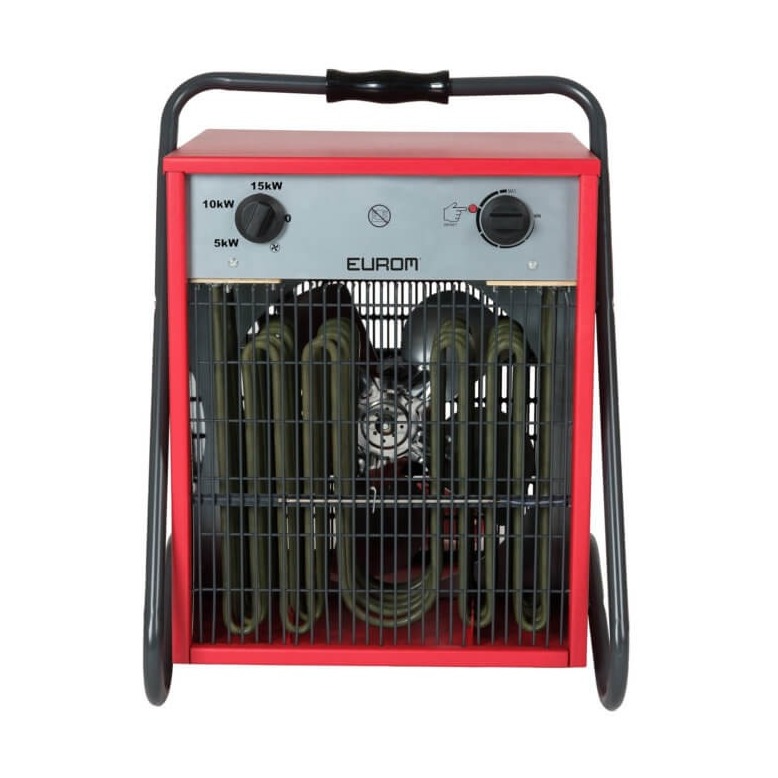 Eurom EK15002 + cable-socket Heater Ventilatorkachel Rood